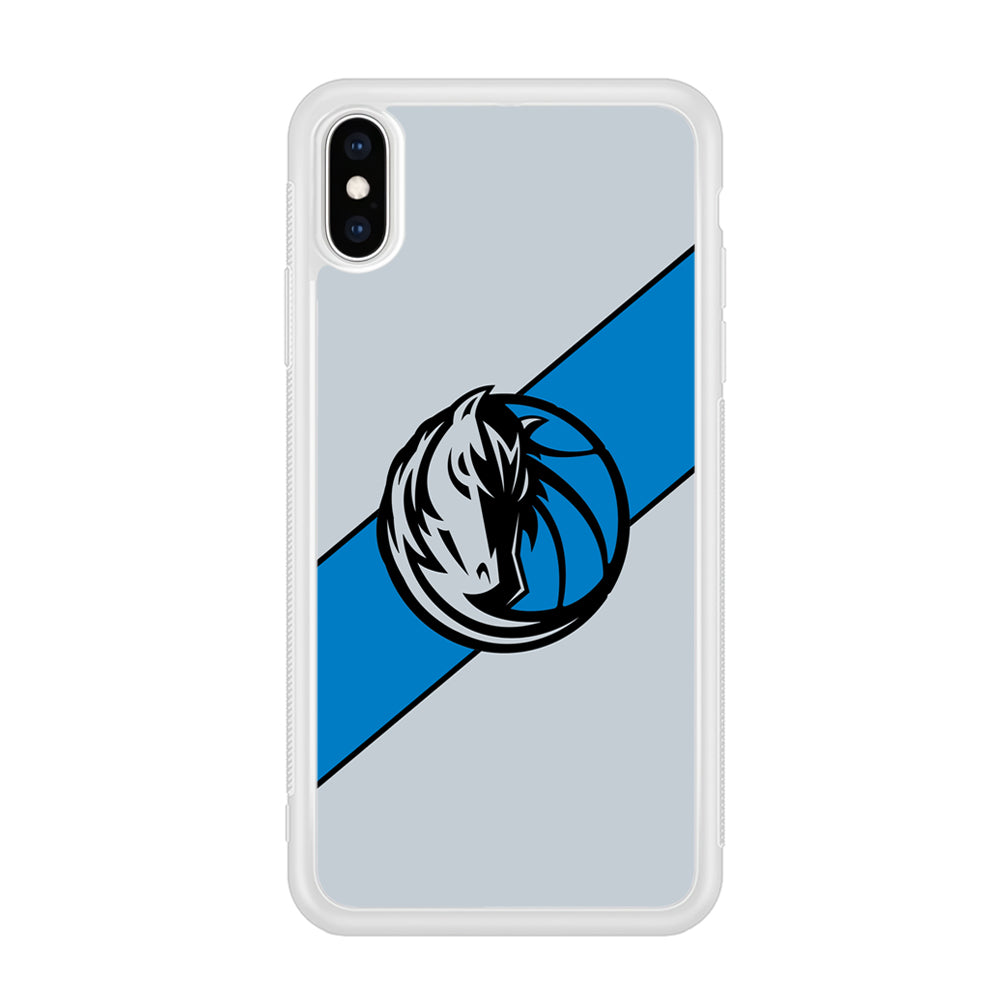 Dallas Mavericks Stripe Blue iPhone X Case