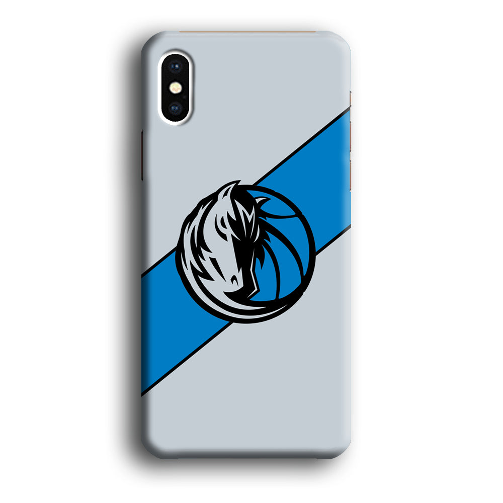Dallas Mavericks Stripe Blue iPhone Xs Max Case