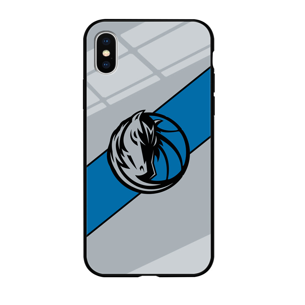 Dallas Mavericks Stripe Blue iPhone X Case