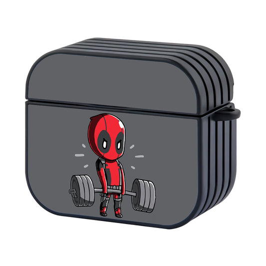 Deadpool Exercise Hard Plastic Case Cover For Apple Airpods 4 - Ezzystore