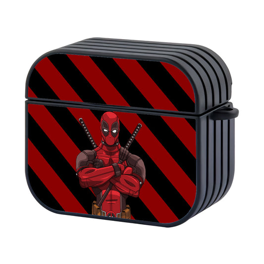 Deadpool Serious Mode Hard Plastic Case Cover For Apple Airpods 4 - Ezzystore