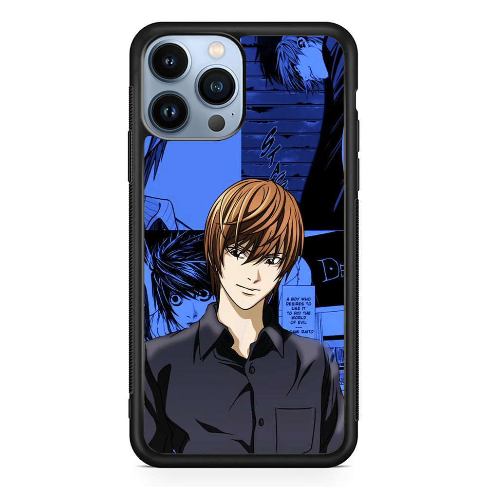 Death Note Light Yagami Comic iPhone 14 Pro Max Case