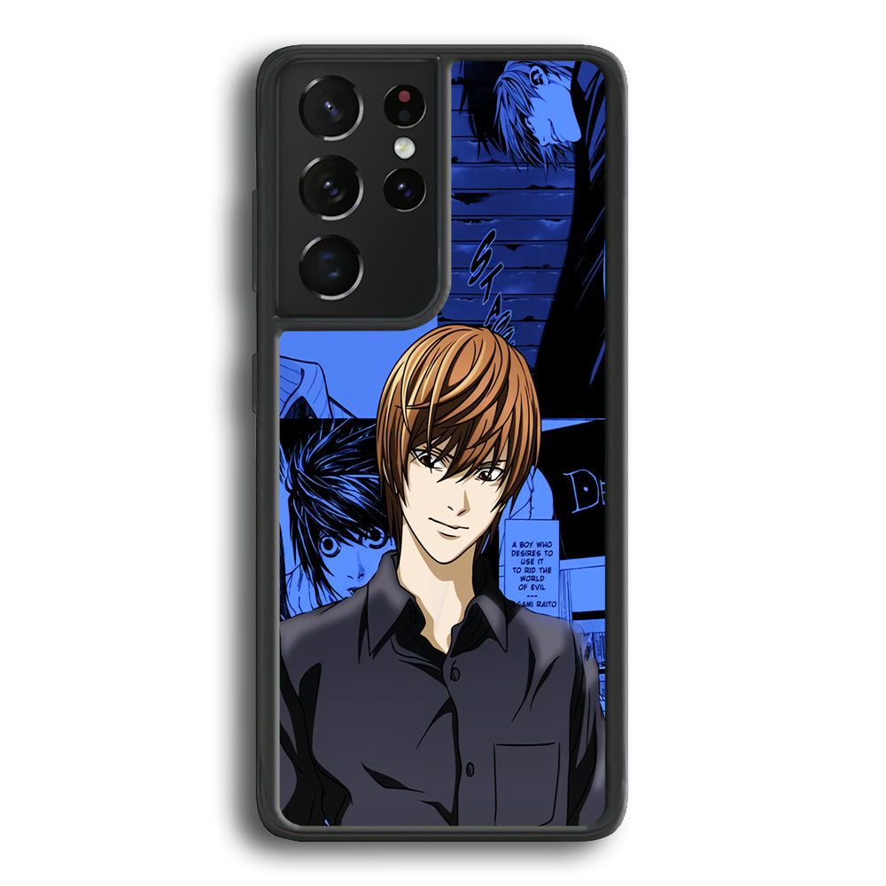 Death Note Light Yagami Comic Samsung Galaxy S23 Ultra Case - Ezzystore