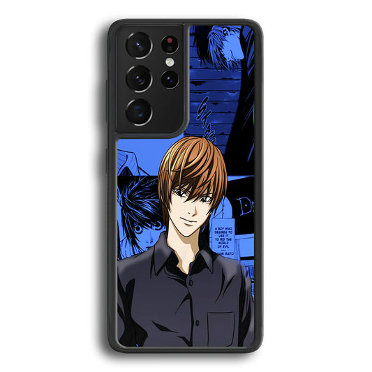 Death Note Light Yagami Comic Samsung Galaxy S23 Ultra Case - Ezzystore