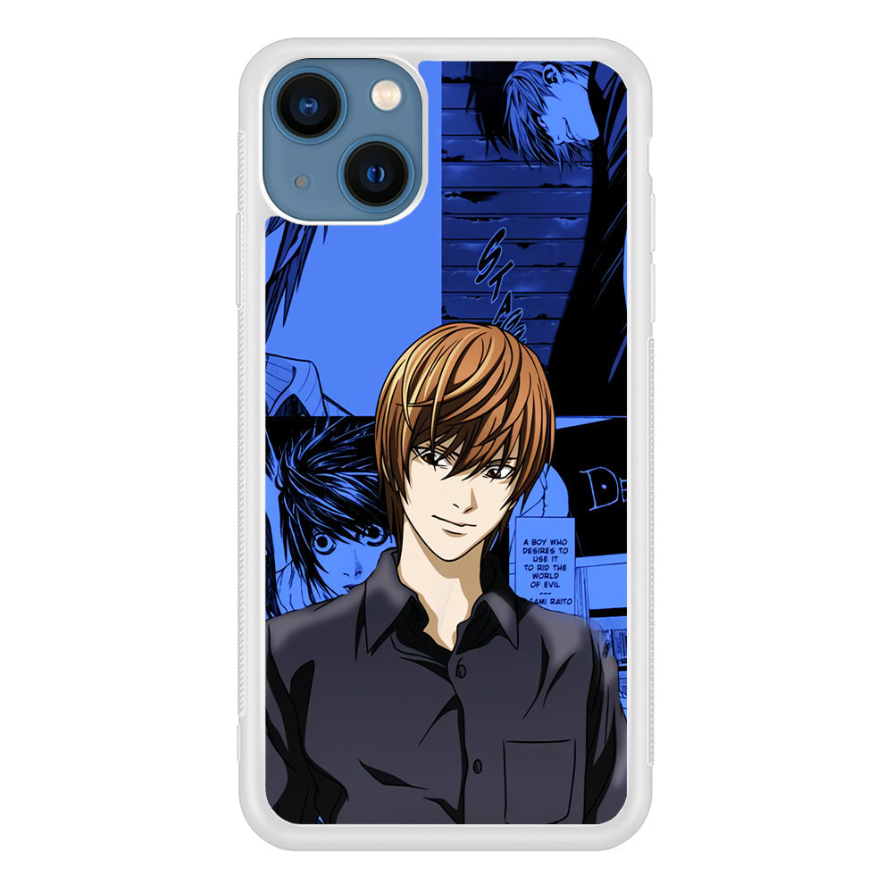 Death Note Light Yagami Comic iPhone 15 Plus Case