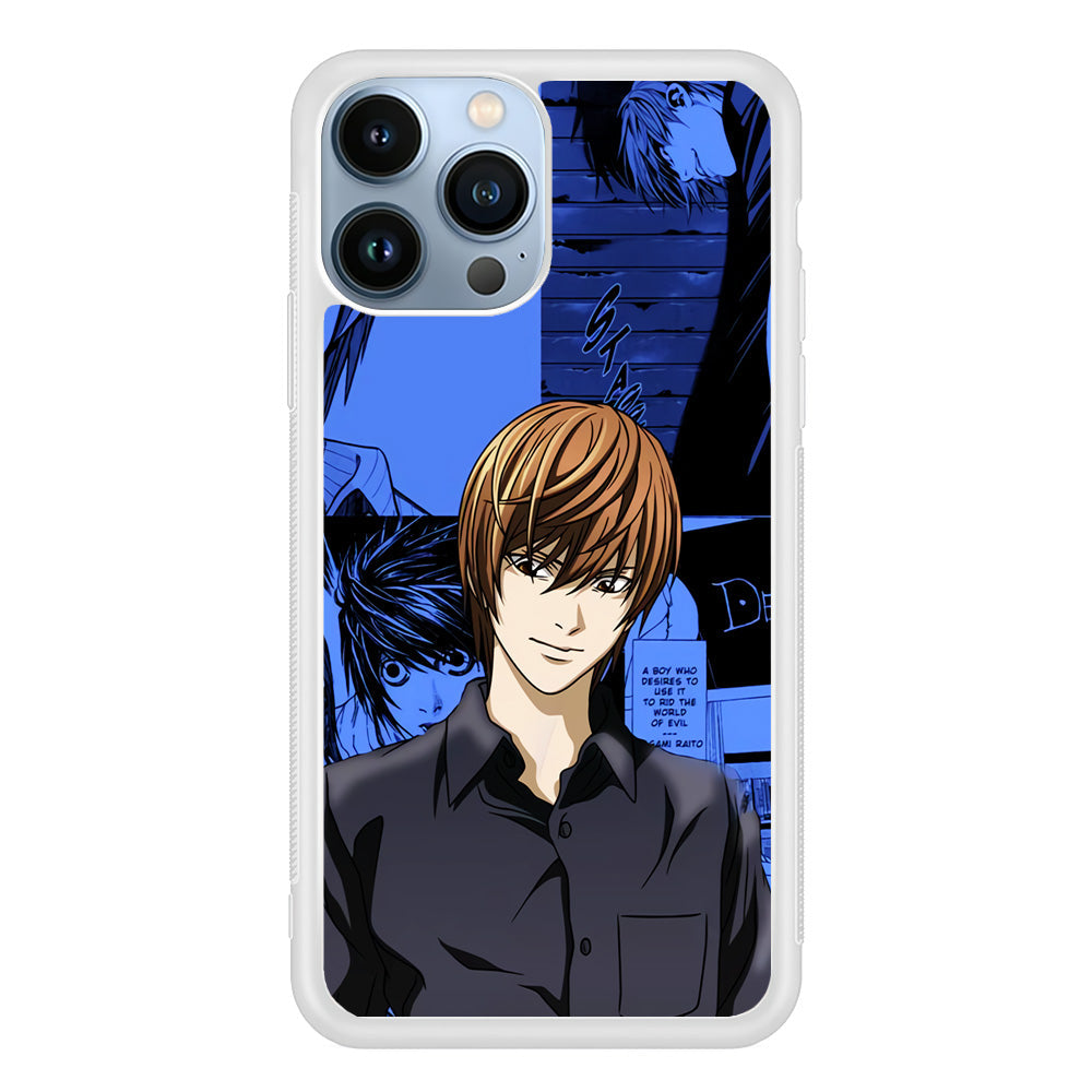 Death Note Light Yagami Comic iPhone 14 Pro Max Case