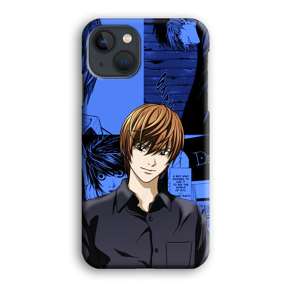 Death Note Light Yagami Comic iPhone 14 Case