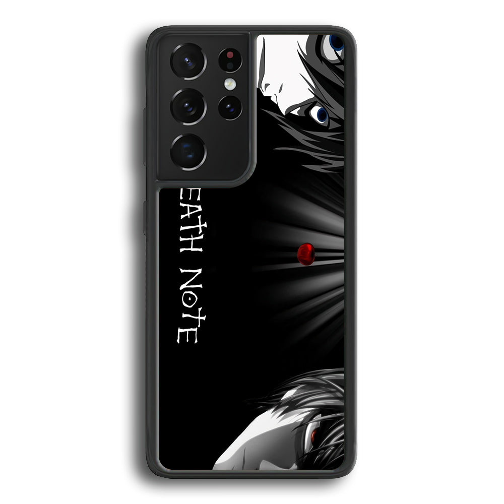 Death Note Light and Lawliet Samsung Galaxy S23 Ultra Case - Ezzystore