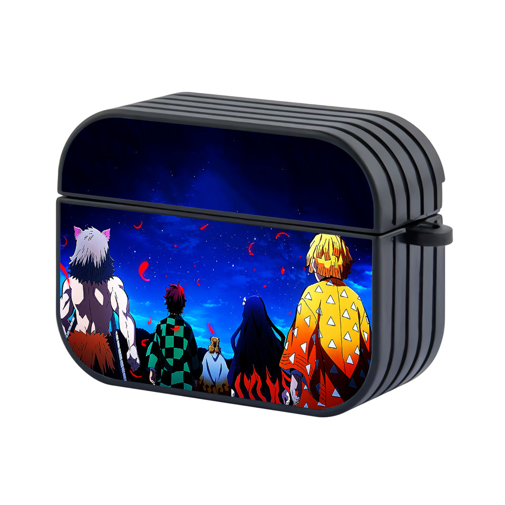 Demon Slayer Characters Anime Hard Plastic Case Cover For Apple Airpods Pro 3 - Ezzystore
