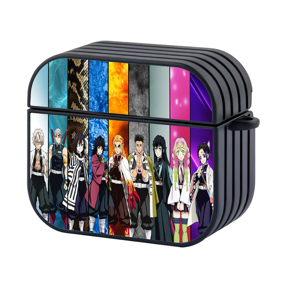Demon Slayer Kimetsu no Yaiba All Character Hard Plastic Case Cover For Apple Airpods 4 - Ezzystore