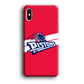 Detroit Pistons White Stripe iPhone X Case