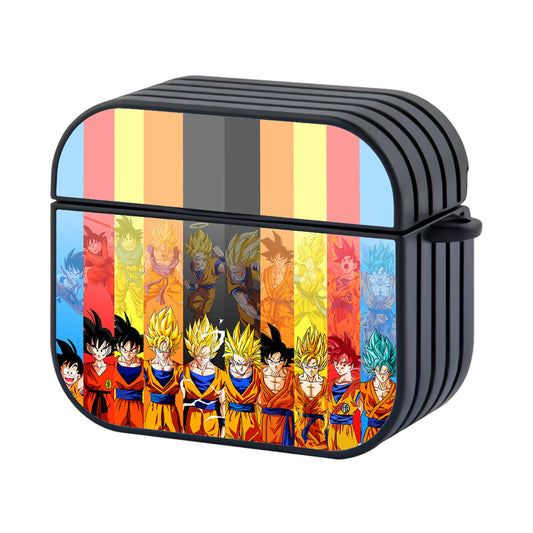 Dragon Ball Z Goku Transformation Hard Plastic Case Cover For Apple Airpods 4 - Ezzystore