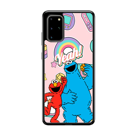 Elmo And Cookie Vintage Style Samsung Galaxy S20 Plus Case