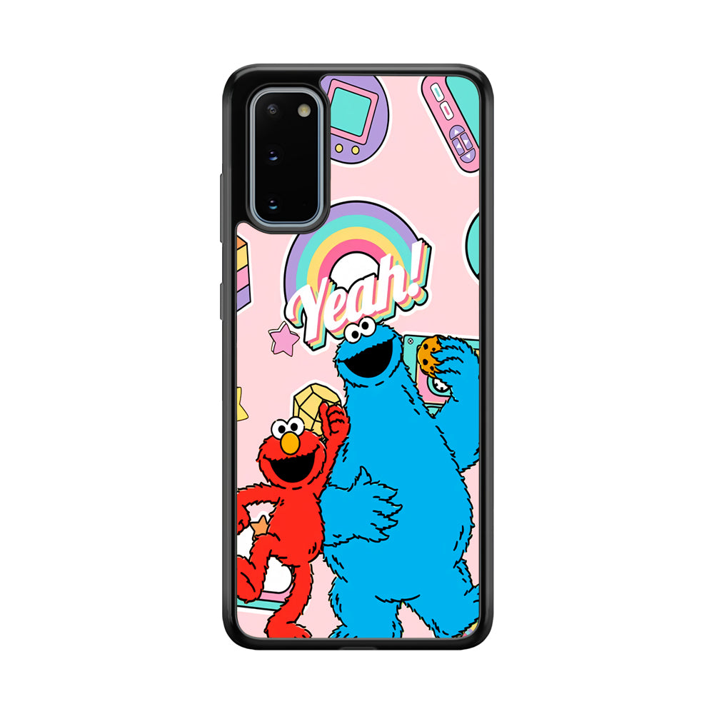 Elmo And Cookie Vintage Style Samsung Galaxy S20 Case