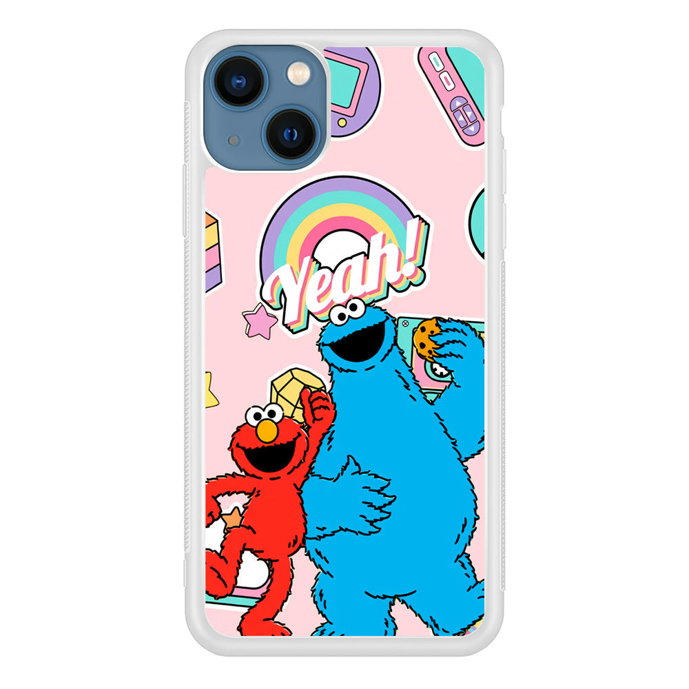 Elmo And Cookie Vintage Style iPhone 14 Case
