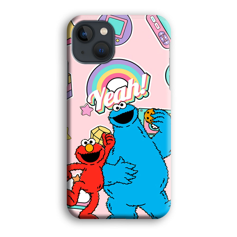 Elmo And Cookie Vintage Style iPhone 14 Case