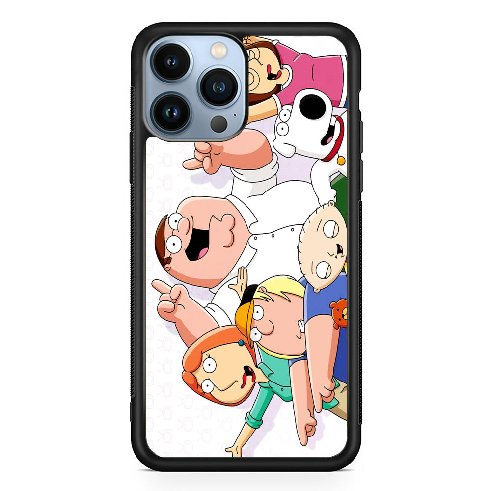 Family Guy Happy Moment iPhone 15 Pro Max Case