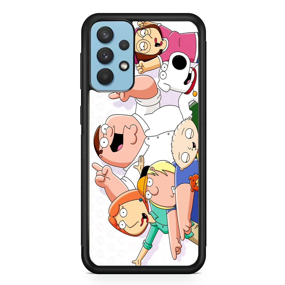 Family Guy Happy Moment Samsung Galaxy A32 Case