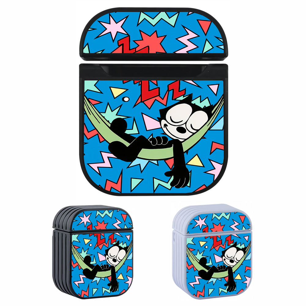 Felix Sleeping Time Hard Plastic Case Cover For Apple Airpods