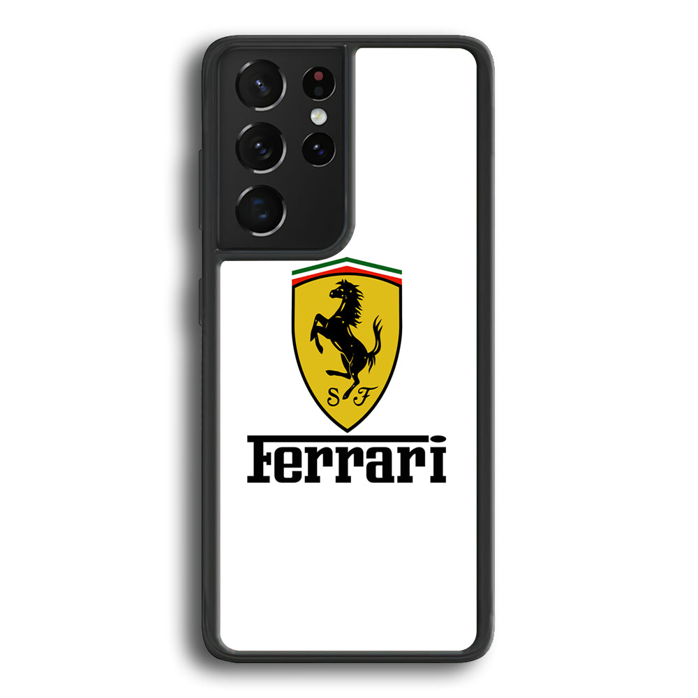 Ferrari Icon Of Logo Samsung Galaxy S24 Ultra Case - Ezzystore