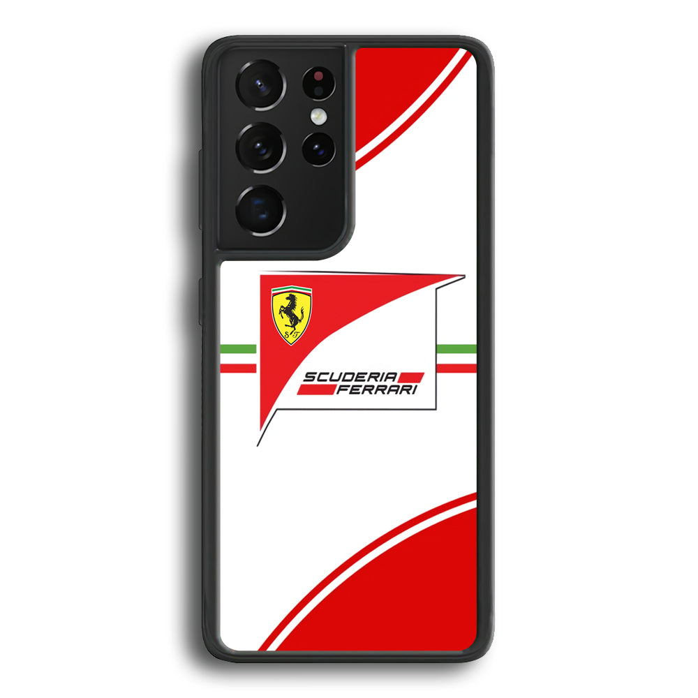 Ferrari Scuderia Italiano Samsung Galaxy S24 Ultra Case - Ezzystore