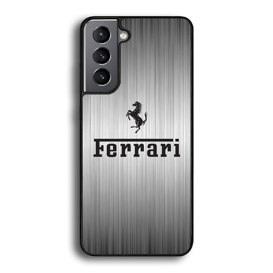 Ferrari Silver Grey Samsung Galaxy S24 Case - Ezzystore