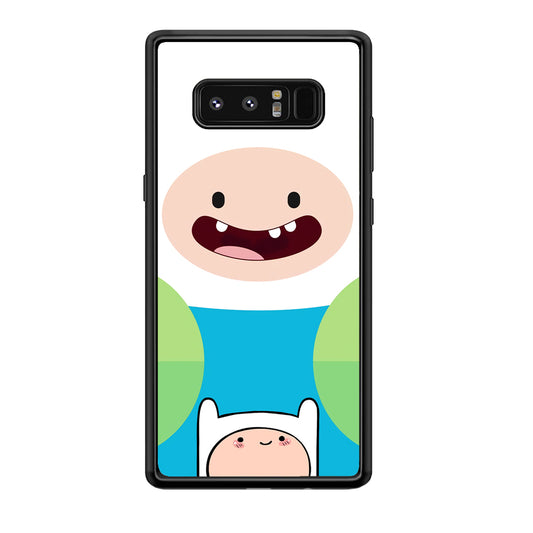 Fin Adventure Time Smiling Face Samsung Galaxy Note 8 Case