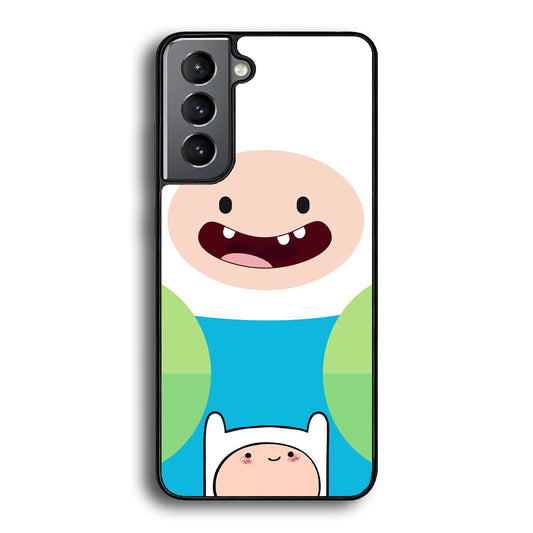 Fin Adventure Time Smiling Face Samsung Galaxy S24 Plus Case - Ezzystore