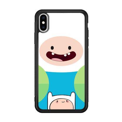 Fin Adventure Time Smiling Face iPhone X Case