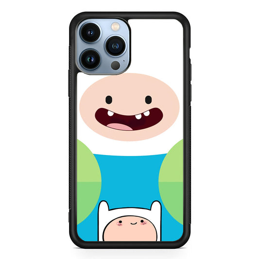 Fin Adventure Time Smiling Face iPhone 14 Pro Max Case
