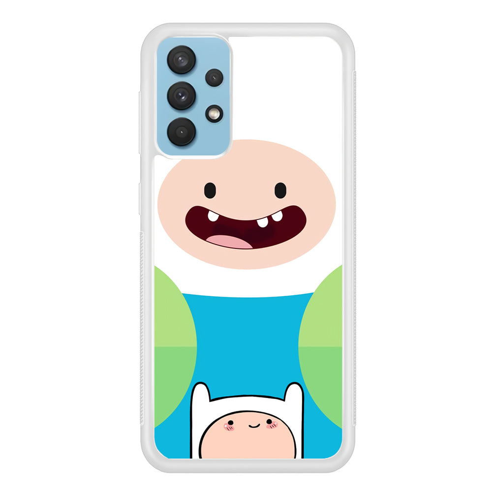 Fin Adventure Time Smiling Face Samsung Galaxy A32 Case
