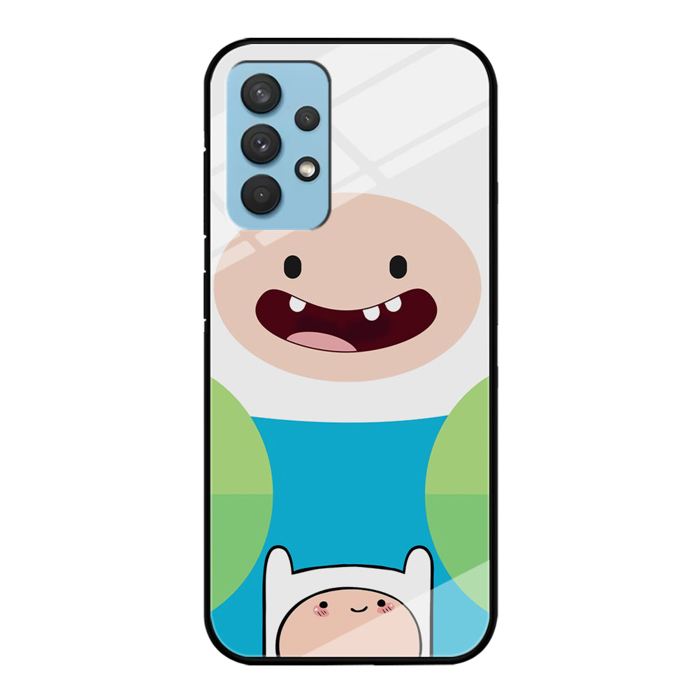 Fin Adventure Time Smiling Face Samsung Galaxy A32 Case