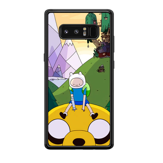 Fin And Jake Adventure Time Sad Moment Samsung Galaxy Note 8 Case
