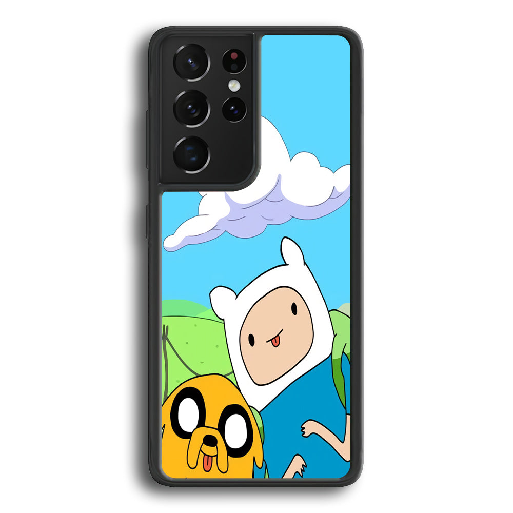 Finn and Jake Best Friend Samsung Galaxy S24 Ultra Case - Ezzystore