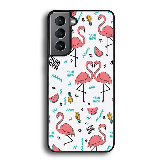 Flamingo Summer Samsung Galaxy S23 Case - Ezzystore