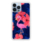 Flamingo Hibiscus Flowers iPhone 15 Pro Case