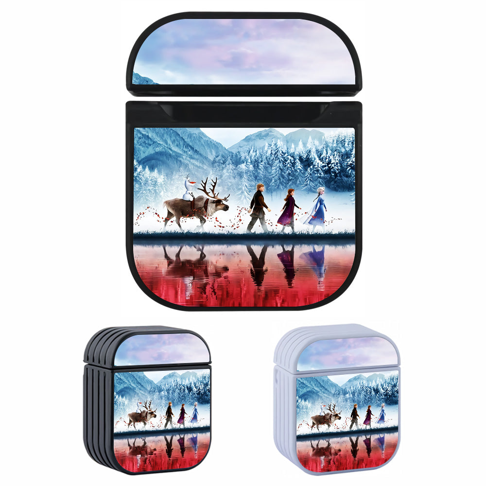 Frozen Elsa and Friends Hard Plastic Case Cover For Apple Airpods