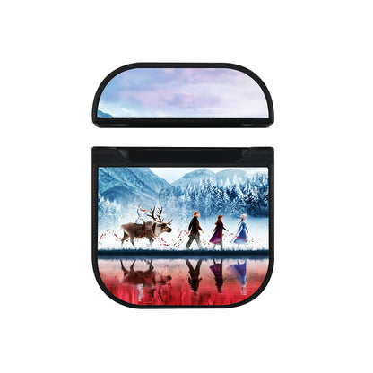 Frozen Elsa and Friends Hard Plastic Case Cover For Apple Airpods