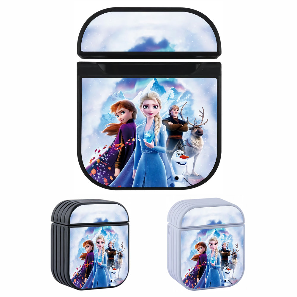 Frozen The Snow Queen Hard Plastic Case Cover For Apple Airpods