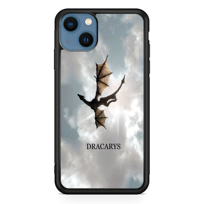Game Of Thrones Dracarys Dragon Flying In The Sky iPhone 15 Case