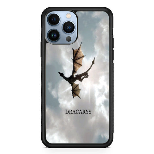 Game Of Thrones Dracarys Dragon Flying In The Sky iPhone 14 Pro Case