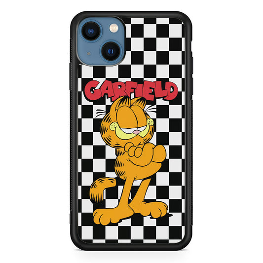 Garfield Cube Black Nad White iPhone 14 Case