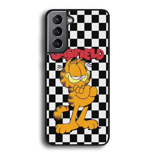 Garfield Cube Black Nad White Samsung Galaxy S24 Plus Case - Ezzystore
