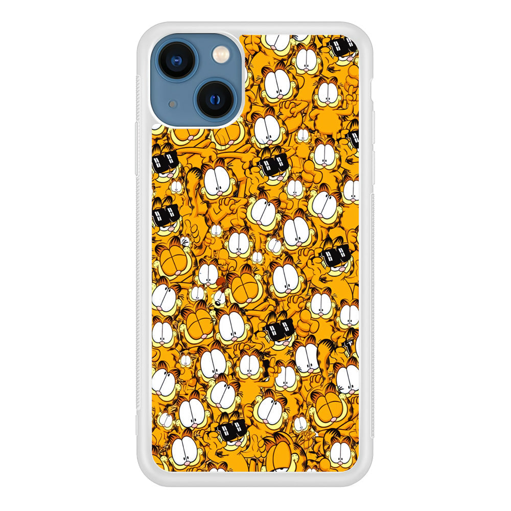 Garfield Doodle iPhone 15 Plus Case