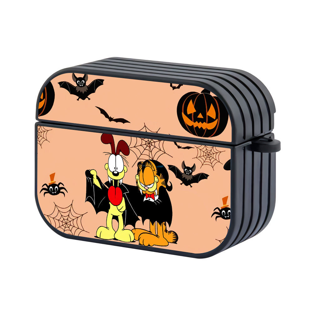 Garfield Halloween Mode Hard Plastic Case Cover For Apple Airpods Pro 3 - Ezzystore