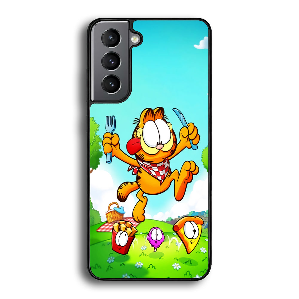Garfield Lunch Samsung Galaxy S24 Plus Case - Ezzystore