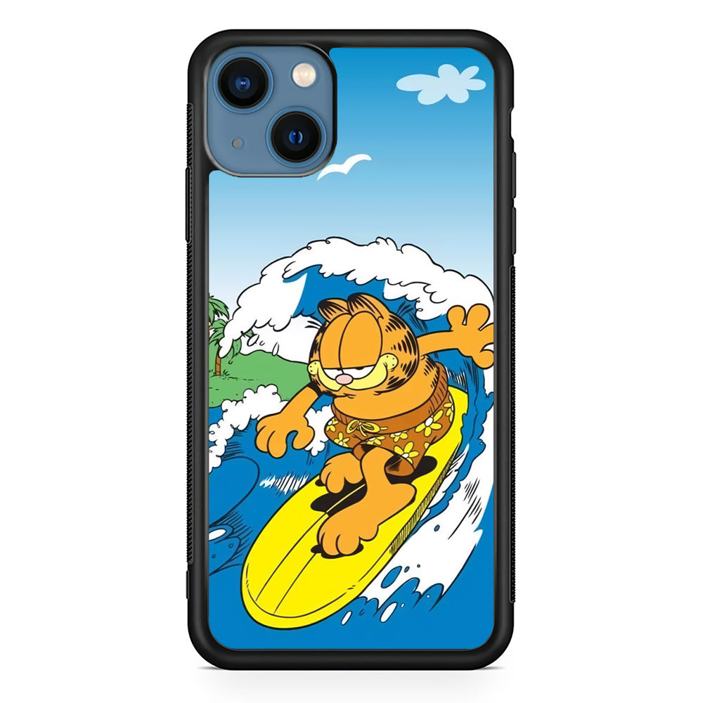 Garfield Surfing iPhone 14 Case