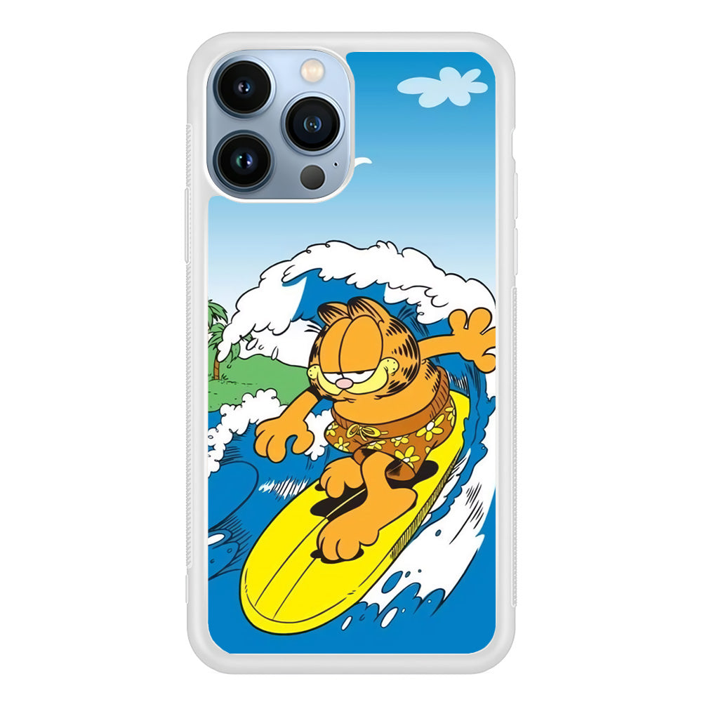 Garfield Surfing iPhone 15 Pro Case