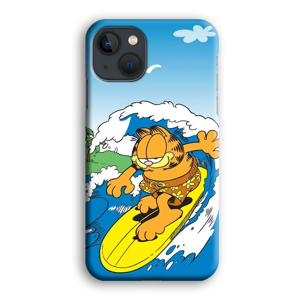 Garfield Surfing iPhone 14 Case