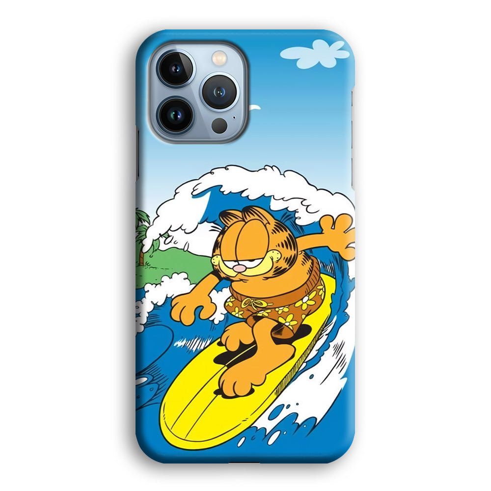 Garfield Surfing iPhone 14 Pro Max Case